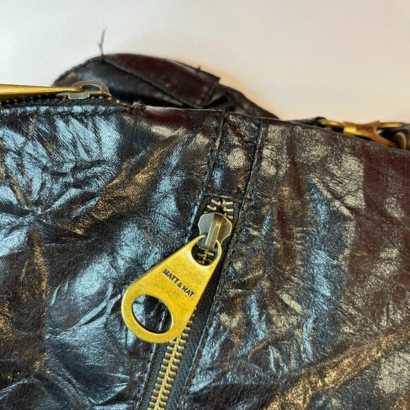 Matt & Nat Black Shoulder Bag - Picture 2 of 8